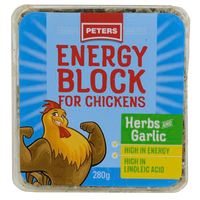 Peters Energy Block w/ Herbs & Garlic Energy Supplement for Chickens 6 x 280g image