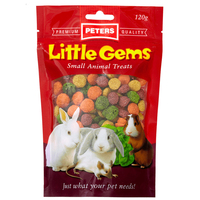 Peters Little Gems Small Animals Food Treats 4 x 120g image