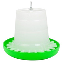 Avione Poultry Green & White Plastic Feeder - 4 Sizes  image