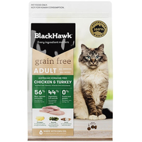 Black Hawk Cat Food Grain Free Chicken & Turkey - 3 Sizes  image