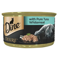 Dine Desire Cat Wet Food w/ Pure Tuna Whitemeat - 2 Sizes image
