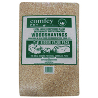 Comfey Pet Compressed Wood Shavings Small Animal Kennel Bedding - 2 Sizes image
