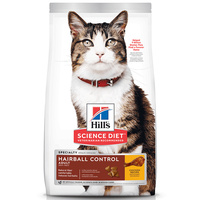 Hills Adult 1+ Hairball Control Dry Cat Food Chicken - 2 Sizes image