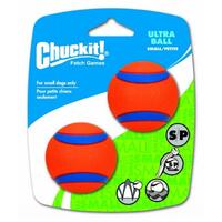 Chuckit Ultra Ball High Bounce Fetch Ball Dog Toy 2 Pack - 2 Sizes image