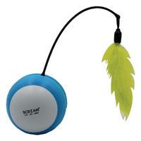 Scream Roll-O Tumbling Ball Battery-Operated Cat Toy - 2 Colours image
