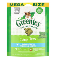 Greenies Feline Dental Treats Catnip Flavor for Cats - 2 Sizes image