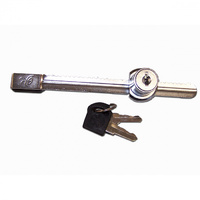 URS Reptile Sliding Glass Metal Door Lock With Keys image