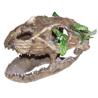 URS Ornament Skull Small Teeth Reptile Enclosure Accesory Large  image