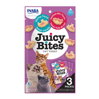 Inaba Juicy Bites Cat Treat Shrimp & Seafood Mix Flavor 6 x 34g image