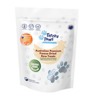 Freezy Paws Freeze Dried Salmon Coated Chicken Neck Dog & Cat Raw Treats 100g image