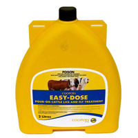 Coopers Easy Dose Pour-On Cattle Lice & Fly Treatment 2L image