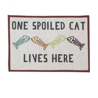 Petrageous One Spoiled Cat Pet Tapestry Placemat 33 x 48cm image
