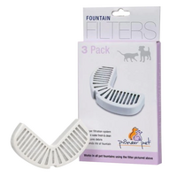 Pioneer Pet Fountain Replacement Filters for Stainless Steel & Ceramic 3 Pack image