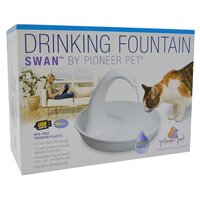 Pioneer Pet Swan Easy to Clean Drinking Pet Fountain 2.36L image