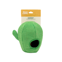 ZippyClaws Burrow Snake in Cactus Interactive Play Plush Pet Cat Toy image