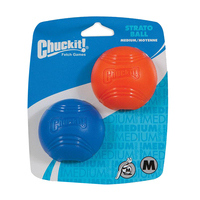 Chuckit Strato Ball Interactive Play Dog Toy Medium 2 Pack image