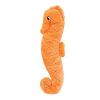 Zippy Paws Jigglerz Seahorse Plush Dog Squeaker Toy image