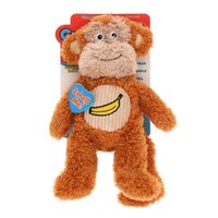 Guru Soft Scents Monkey Plush Dog Squeaker Toy Medium 16 x 19 x 28cm image