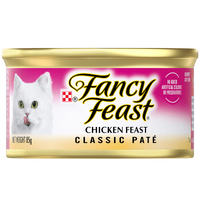 Fancy Feast Adult Classic Pate Wet Cat Food Chicken Feast 24 x 85g image