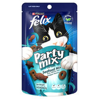 Felix Party Mix Classic Mix Cat Treats Tuna Chicken & Bonito 8 x 60g image