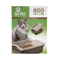 Oz Pet Eco Cat Loo Litter System Sifter Set Brown & Beige image
