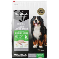 Black Hawk Adult Large Breed Chicken and Rice Dog Food 20kg  image