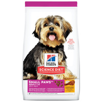 Hills Adult 1+ Small Paws Dry Dog Food Chicken Meal & Rice 1.5kg image