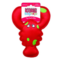 KONG Dog Belly Flops™ Lobster Toy Red Medium image