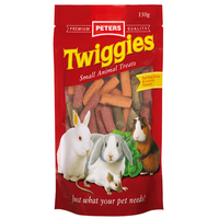 Peters Twiggies Small Animals Treat Sticks 4 x 150g image