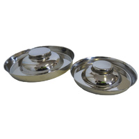 Superior Pet Goods Puppy Bowl Stainless Water Food - 2 Sizes image