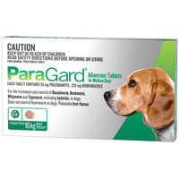 Paragard Medium Dogs Allwormer Treatment & Control Tablets 10kg - 2 Sizes image