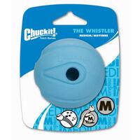 Chuckit Whistler Ball Interactive Play Dog Toy Medium 6cm - 2 Sizes image