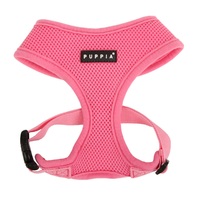 Puppia Soft Polyester Adjustable Dog Harness Pink - 6 Sizes image