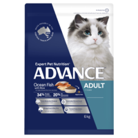 Advance Adult 1+ Dry Cat Food Ocean Fish w/ Rice - 2 Sizes image