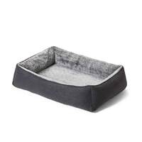 Snooza Snuggler Plush Dog Bed Non-Slip Base Chinchilla - 3 Sizes image