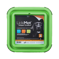 LickiMat Outdoor Keeper Non-Skid Dog Slow Feeder Mat Holder - 5 Colours image
