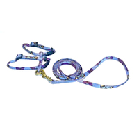 Anipal Bobby the Purple Azure Butterfly Durable Cat Harness & Lead - 2 Sizes image