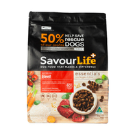 Savour Life Adult Essentials Dry Dog Food Australian Beef - 2 Sizes image