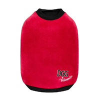 Dog Gone Gorgeous Warmie My Heart Fleece Dog Coat Sweater Red - 5 Sizes image
