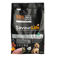 Savour Life Mature 7+ Grain Free Dry Dog Food with Chicken - 2 Sizes image