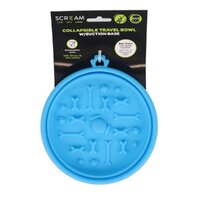 Scream Collapsible Travel Pet Bowl w/ Suction Base Large 350ml - 4 Colours image