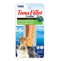 Inaba Tuna Fillet Grilled Cat Treat in Homestyle Broth 6 x 15g image