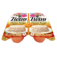 Inaba Twins Grain Free Pet Cat Food Treats Chicken Recipe 70g x 6 image