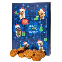 Doggylicious Santas Little Helpers Advent Calendar Dog Treat 500g image