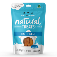 The Pet Project Natural Treats Pet Dog Tasty Treats Fish Fillets 100g image