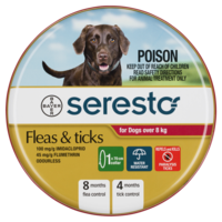 Seresto Dogs 8kg & Over Flea & Tick Protection Collar image