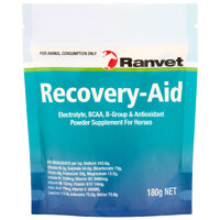 Ranvet Recovery Aid BCAA B-Group & Antioxidant Powder Supplement for Horses 180g image