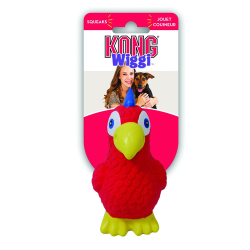 KONG Dog Wiggi™ Parrot Toy Red - 2 Sizes